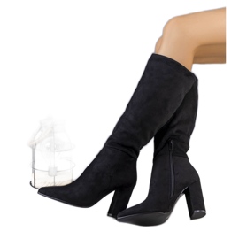 BM Botas pretas com isolamento no poste Narcis preto