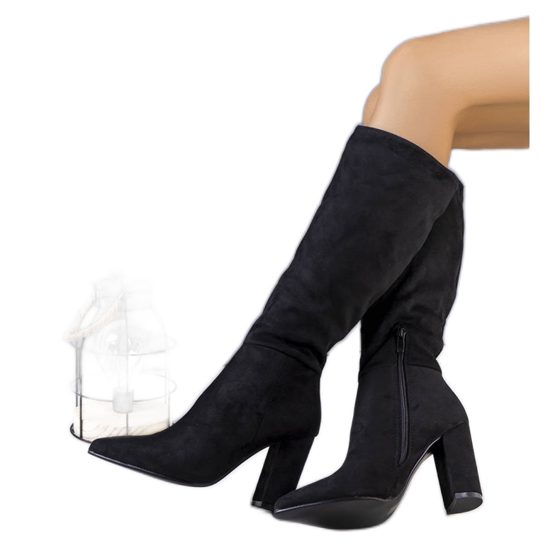 BM Botas pretas com isolamento no poste Narcis preto