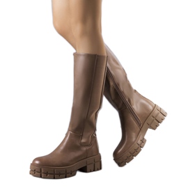 BM Botas isolantes castanhas da Donar marrom