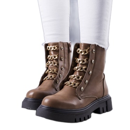 Botas isolantes castanhas Perno marrom