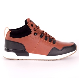 Sapatos de couro para homem marrom alto Jogger Pro Bustagrip