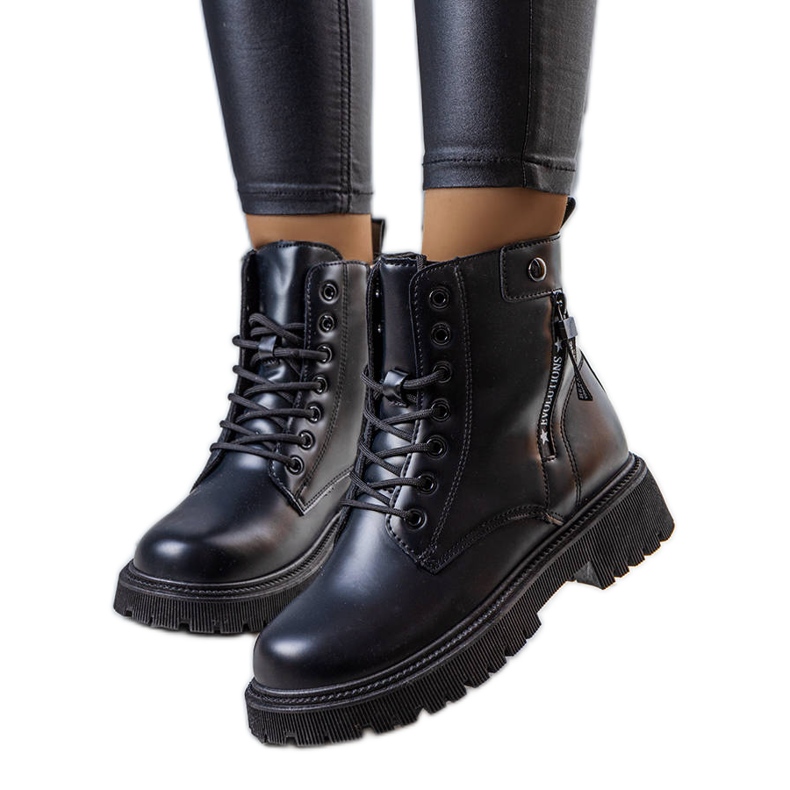 BM Botas isolantes pretas Anja preto
