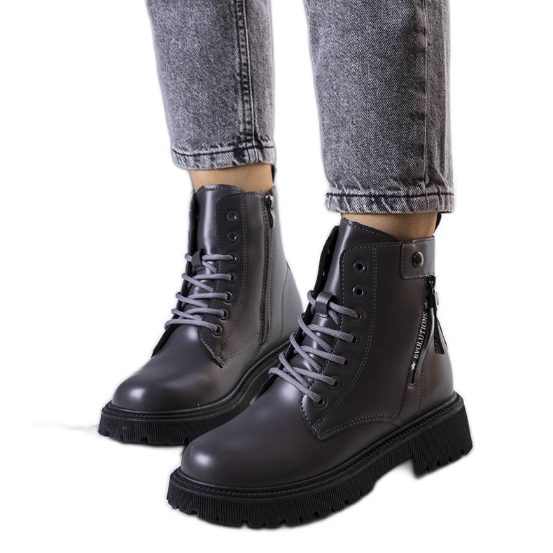 Botas isolantes cinza Anja