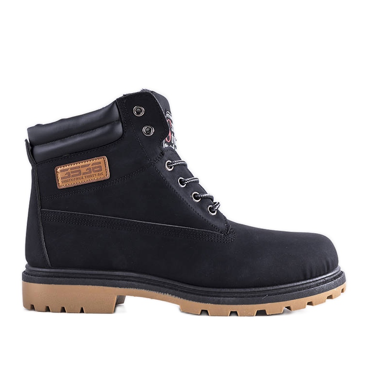 Botas Snell pretas com isolamento preto