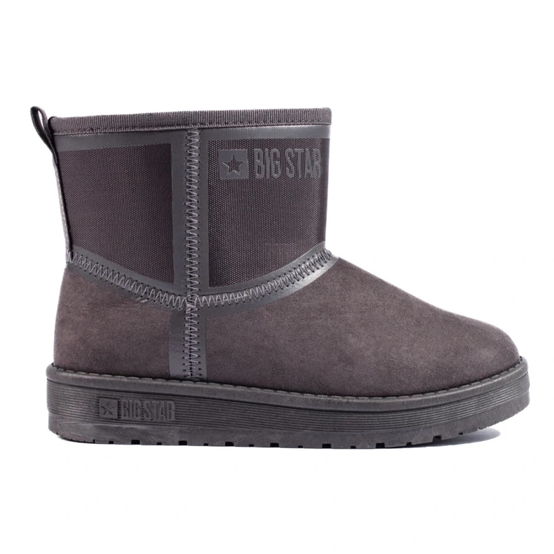 Botas de neve curtas femininas Big Star KK274615 cinza
