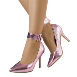 BM Pinos metálicos roxos Janin multicolorido rosa BM Pinos metálicos roxos Janin multicolorido rosa