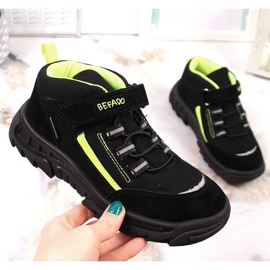 Sapatos de trekking para crianças à prova de água preto Befado 515X004