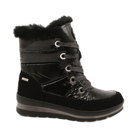 Caprice Botas de neve preta feminina com membrana de capriche 9-26226-29 019 preto