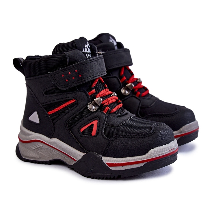 Botas Infantil Lã Quente Preto Marco