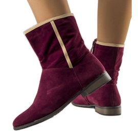 BM Botas clássicas Lersey bordeaux clarete