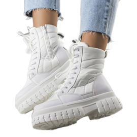 BM Botas de neve isolantes brancas da Arinna branco