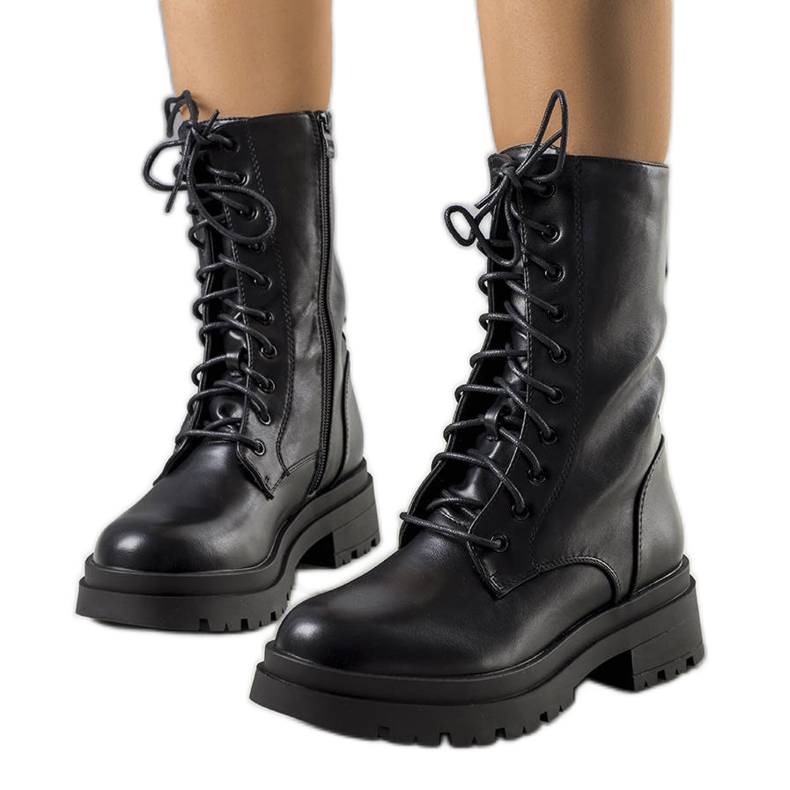 BM Botas isolantes pretas Repins preto