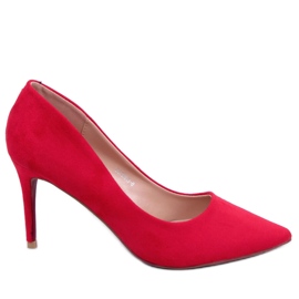 Belluci Sapatilhas femininas de camurça Tilda Red vermelho