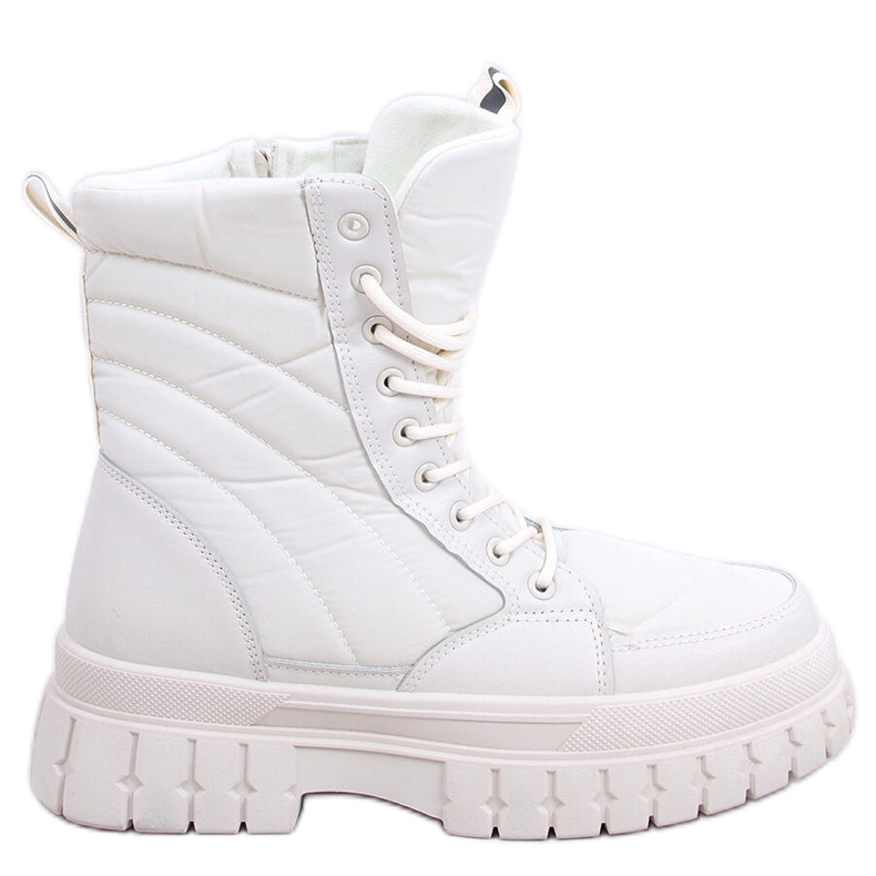 BM Botas rasas com cadarço Barkin Beis bege