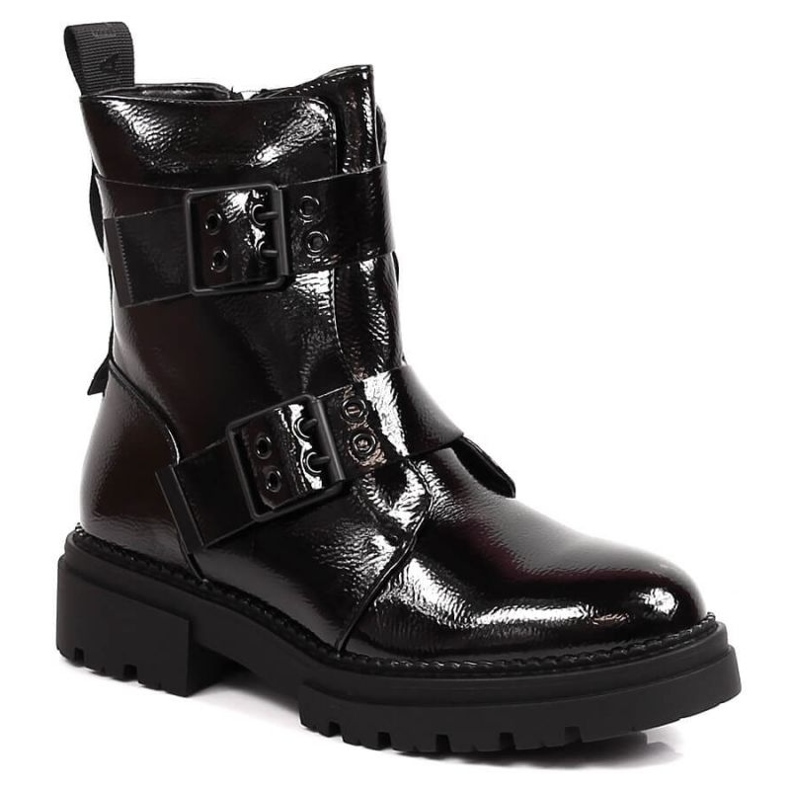 Botas com fivelas isoladas Laura La.Fi W PMR24A preto