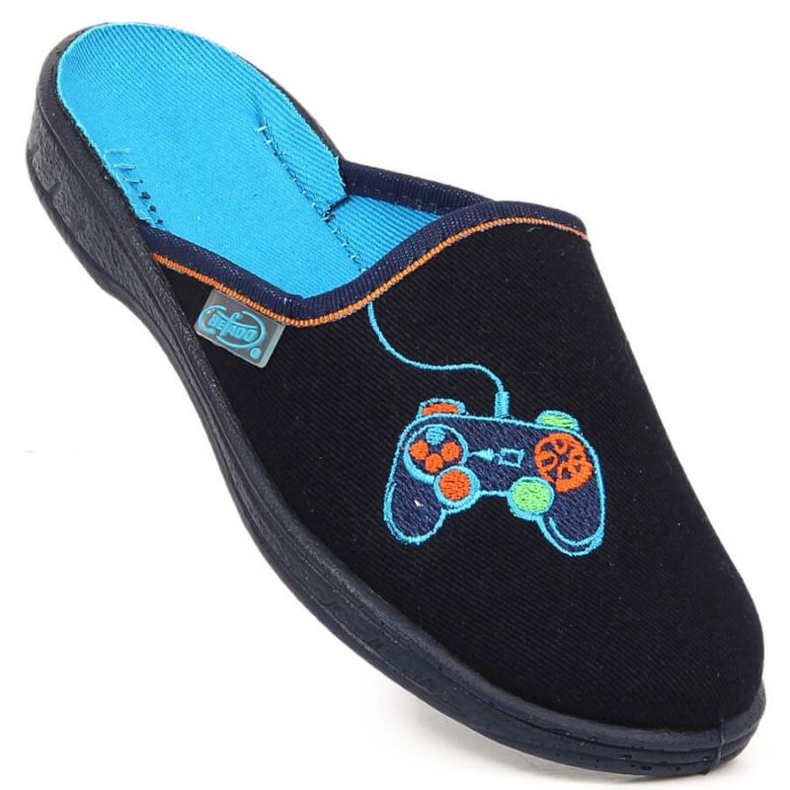 Chinelos de casa Befado Jr BEF40B azul marinho