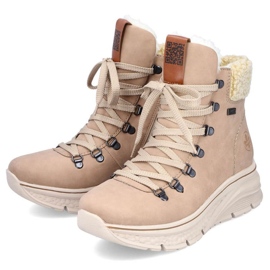 Botas com isolamento impermeável Rieker W RKR572 bege