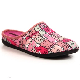 Chinelos confortáveis com uma inserção removível Inblu W ARC18A rosa Chinelos confortáveis com uma inserção removível Inblu W ARC18A rosa