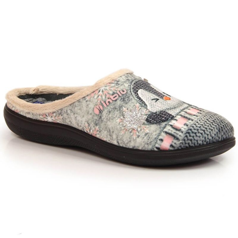 Chinelos confortáveis ​​e quentes Inblu W ARC25 cinza