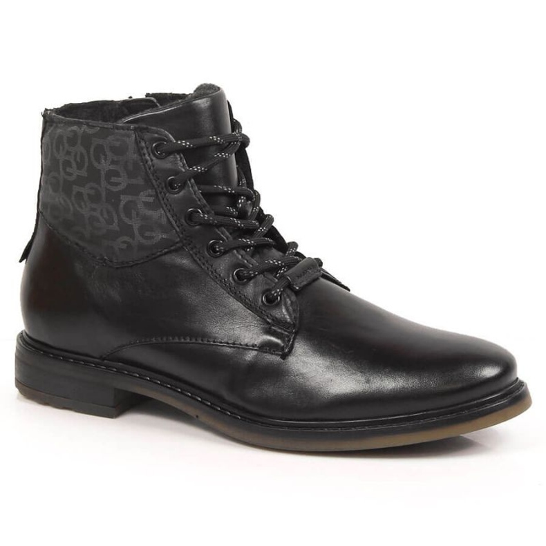 Botas de couro Bugatti M INT1802 preto Botas de couro Bugatti M INT1802 preto