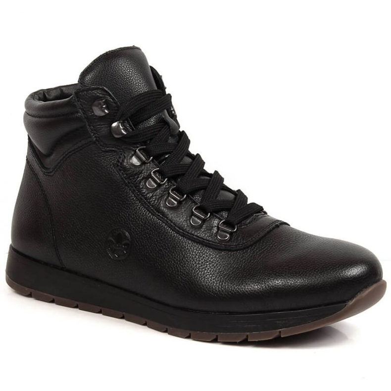 Botas de couro com isolamento alto Rieker M RKR552 preto
