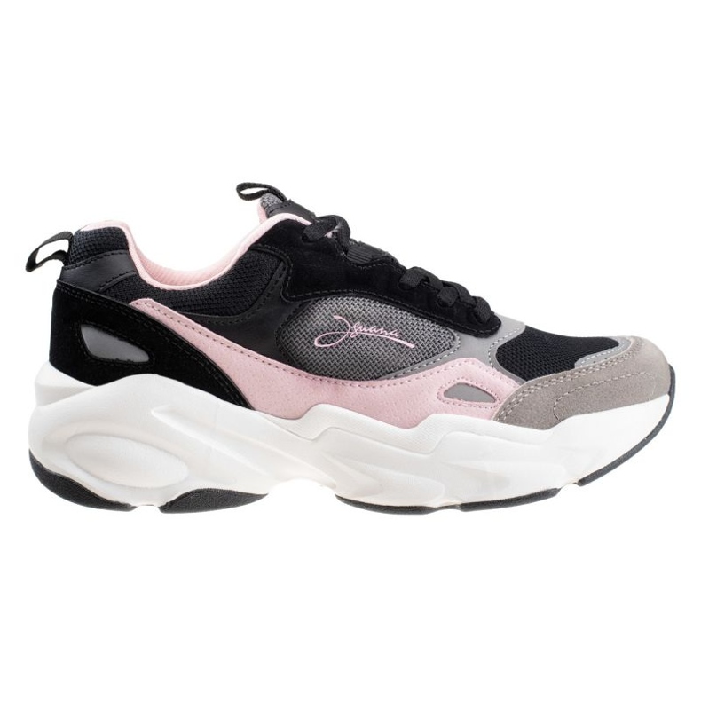 Sapatos Iguana Obenari W 92800347038 preto rosa cinza