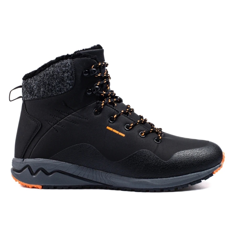 Sapatos de trekking quentes para homens Dk preto