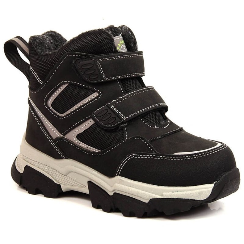 Botas de inverno isoladas com lã de ovelha News Jr. EVE382A preto