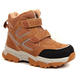 Botas de inverno isoladas com lã de ovelha News Jr. EVE382B marrom