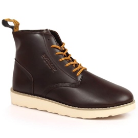 Botas altas de pele Buster Bustagrip M MRM3B marrom