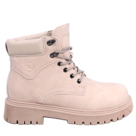 PA1 Botas Trapper isoladas Basco Beige bege