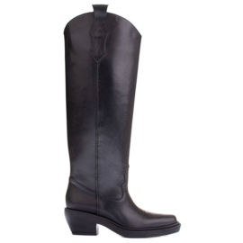 Marco Shoes Botas de cowboy com uma circunferência mais larga preto Marco Shoes Botas de cowboy com uma circunferência mais larga preto