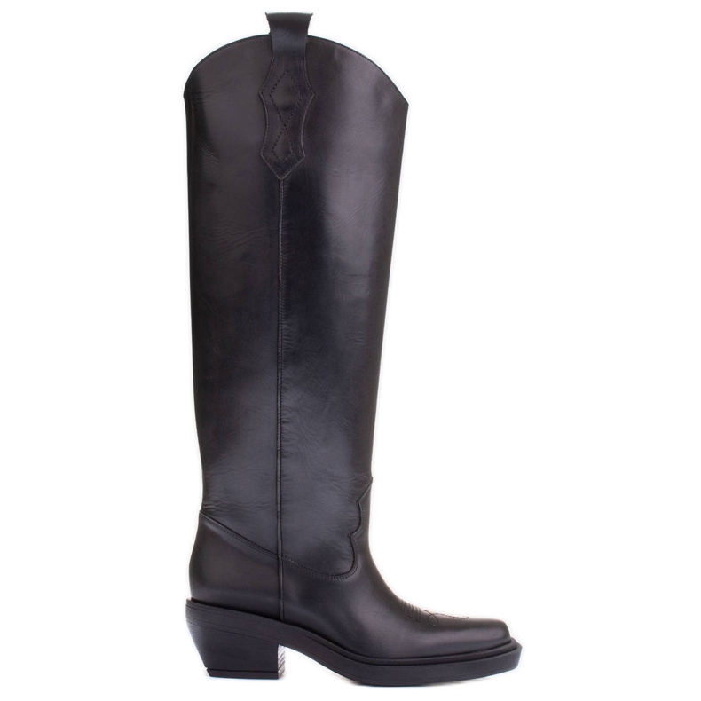 Marco Shoes Botas de cowboy com uma circunferência mais larga preto Marco Shoes Botas de cowboy com uma circunferência mais larga preto