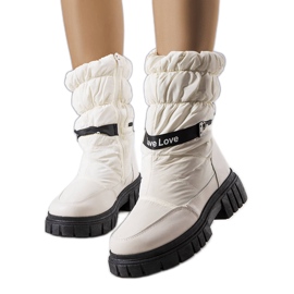 Botas brancas de neve LoveXsnow branco