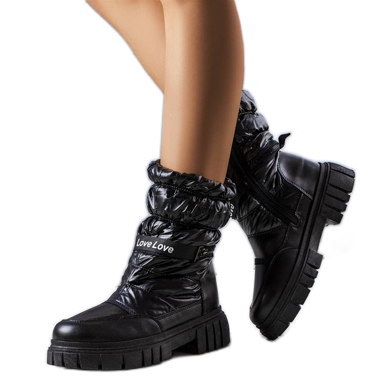 Botas de neve pretas LoveXsnow preto