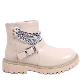 BM Botas com corrente Marvin Beige bege