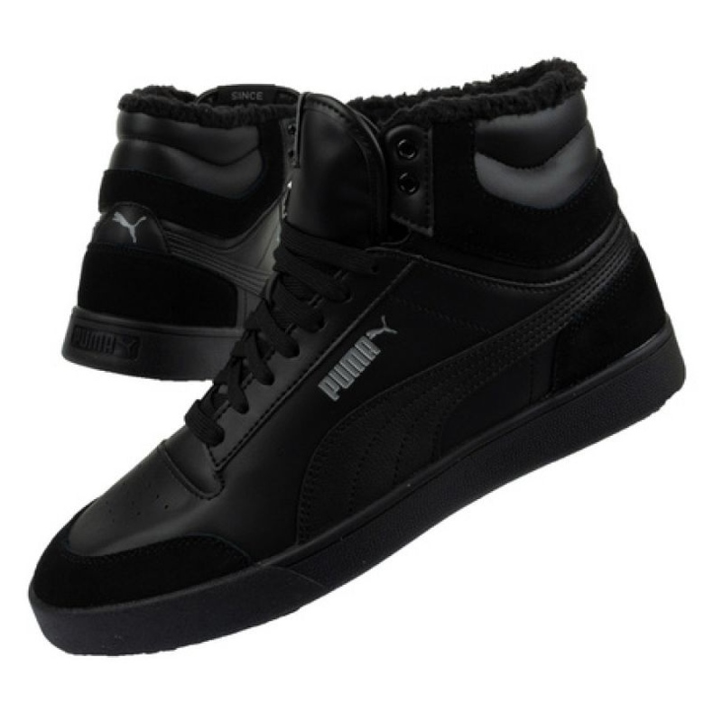 Sapatos de inverno Puma Shuffle Mid 387609 01 preto