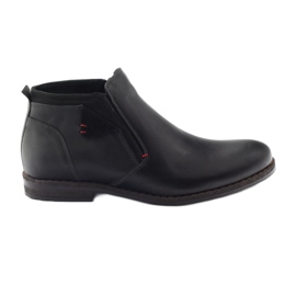 Preto Botas masculinas de inverno Nikopol 622 black