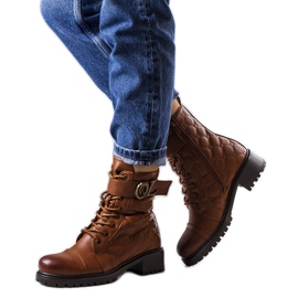 Botas acolchoadas com isolamento marrom Arseny castanho