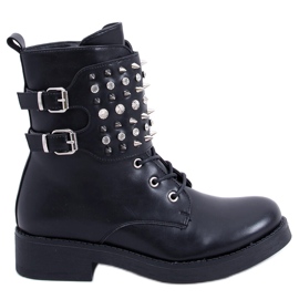 PA1 Botas com tachas Ziku Black preto