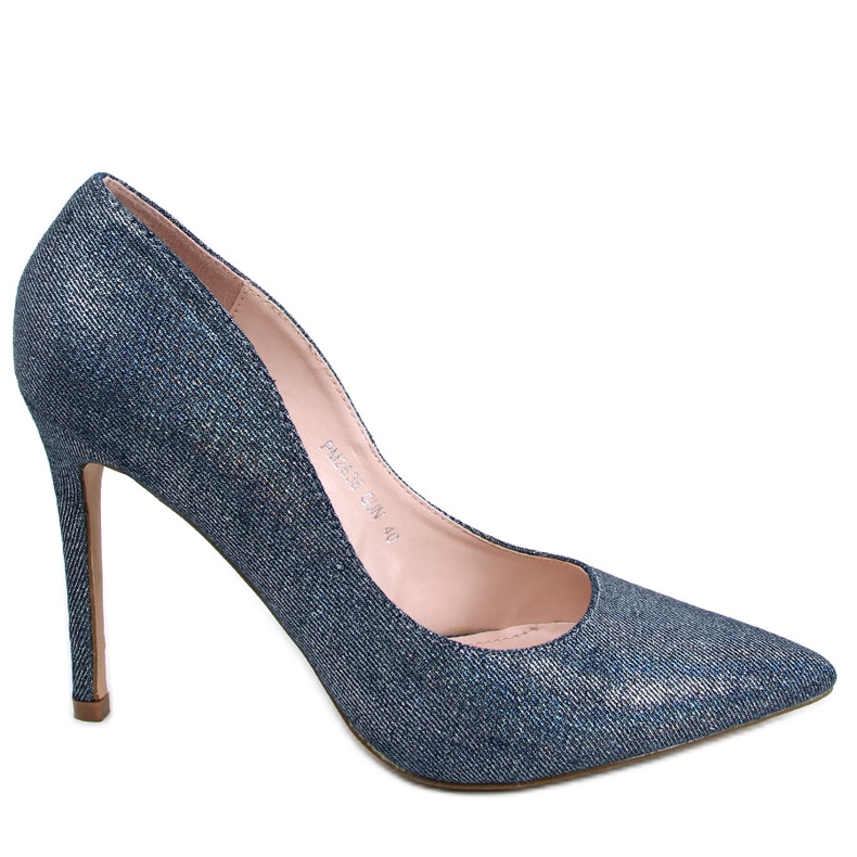 PA1 Salto feminino Halsey Gun iridescente azul marinho multicolorido