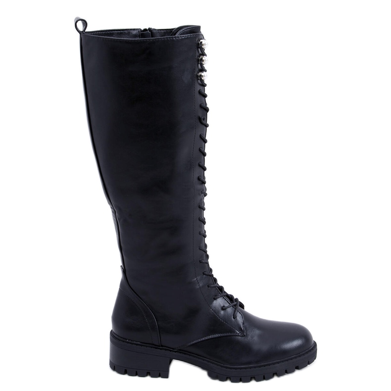 PA1 Botas de mulher Tarver Black com atacadores preto PA1 Botas de mulher Tarver Black com atacadores preto
