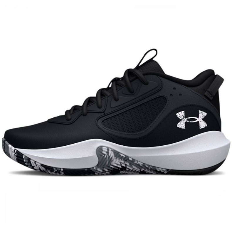 Under Armour Gs Lockdown 6 Jr 3025617 001 tênis de basquete preto preto