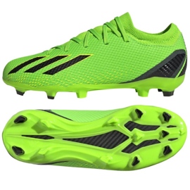 Chuteira Adidas X Speedportal.3 Fg Jr GW8460 verde verde Chuteira Adidas X Speedportal.3 Fg Jr GW8460 verde verde