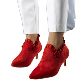 BM Sapatos vermelhos com cabedal Gavri