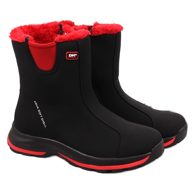 Botas de neve impermeáveis ​​pretas DK Soft Shell preto
