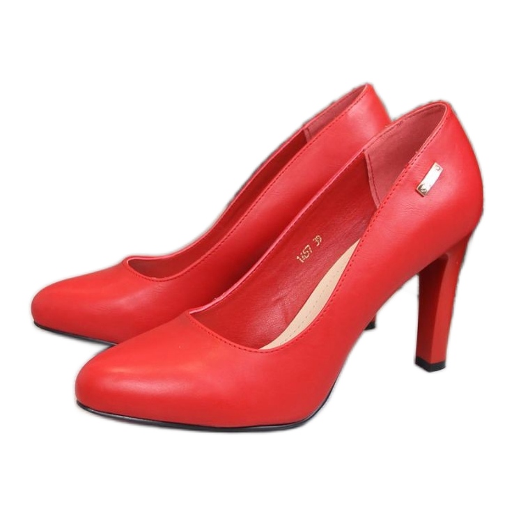 Sapatos de salto Sergio Leone W SK3AF vermelho