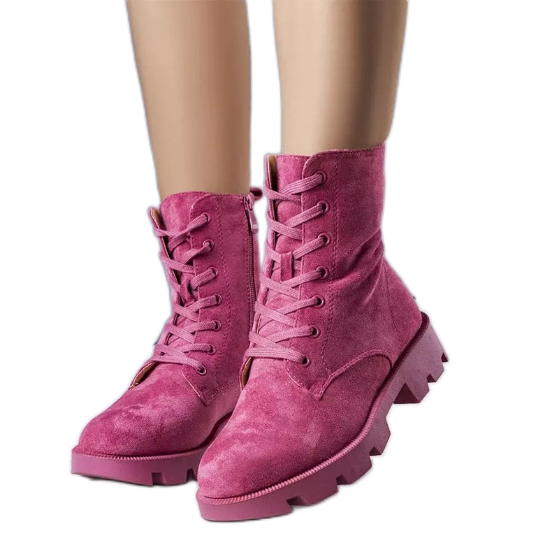 BM Botas isoladas rosa de Jagger