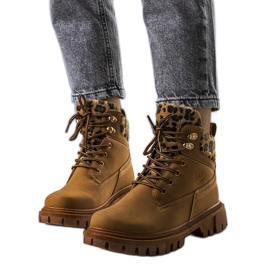 BM Botas de mulher castanhas da Didians marrom