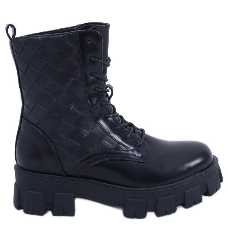 BM Alfre Black Lace-up Trabalhadores preto